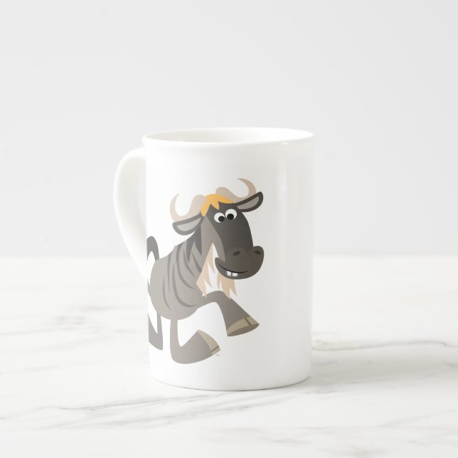 Taza De Porcelana Personalizado Tap Dancing Wildebeest Bone China Mu (Izquierda)