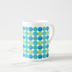 Taza De Porcelana Personalizado Trama de China Hueso, Patrón de Cuad