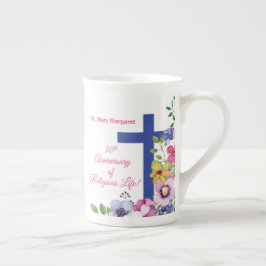 Taza De Porcelana Personalizar, 30 años de la vida religiosa