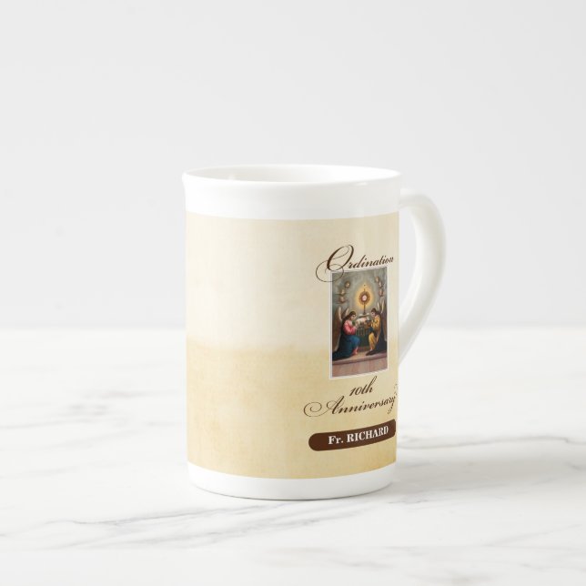 Taza De Porcelana Personalizar, ángeles del décimo aniversario de la (Derecha)