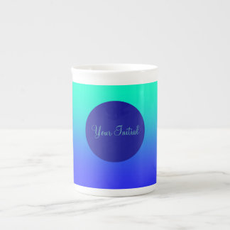 Taza De Porcelana Personalizar azul verde azul