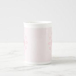 Taza De Porcelana Personalized Cute Elephant Pink 