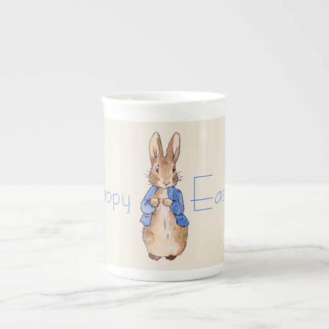 Taza De Porcelana Peter, conejo de la Pascua (Frente)