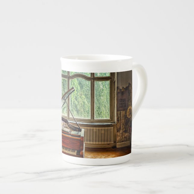 Taza De Porcelana Piano en la Villa (Derecha)