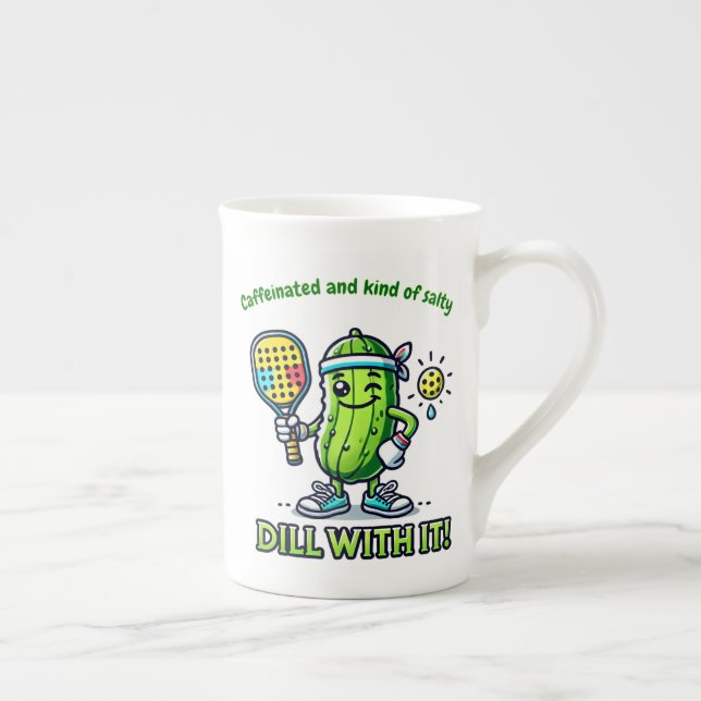 Taza De Porcelana Pickleball Funny Coffee Mug Drinkware Kitchen (Derecha)