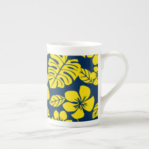 TAZA DE PORCELANA PINK BIKINI (AZUL/AMARILLO) HUESO CHINA MUG