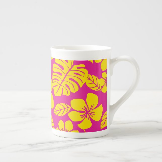 TAZA DE PORCELANA PINK BIKINI (ROPA CALIENTE/AMARILLO) (Derecha)