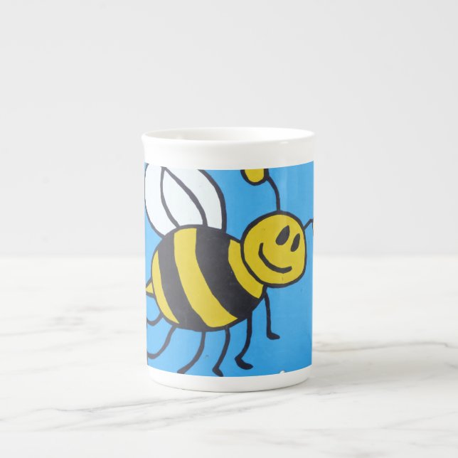Taza De Porcelana Pintura de abee (Frente)