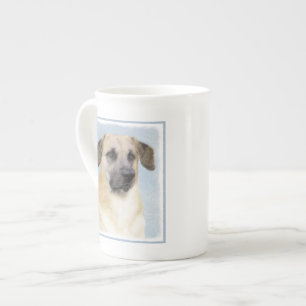 Taza De Porcelana Pintura de Chinook (Orejas caídas) - Arte Perro Or