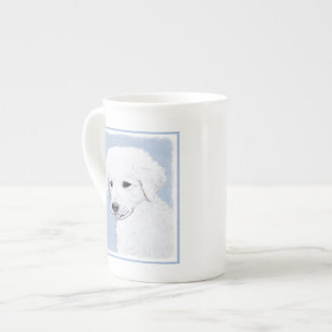 Taza De Porcelana Pintura de Kuvasz - Arte de perro original lindo