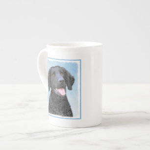 Taza De Porcelana Pintura de recuperación con recubrimiento de curry