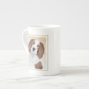 Taza De Porcelana Pintura irlandesa de estilo rojo y blanco - Arte o