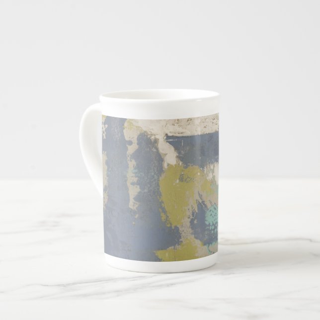 Taza De Porcelana Pintura moderna de libre expresión (Izquierda)