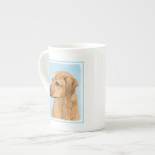 Taza De Porcelana Pintura Ridgeback Rhodesiana - Arte Perro Original