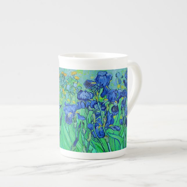 Taza De Porcelana PixDezines van gogh iris/st. remy (Derecha)