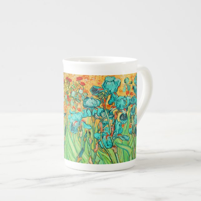 Taza De Porcelana PixDezines van gogh iris/st. remy (Derecha)