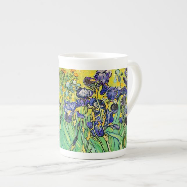 Taza De Porcelana PixDezines van gogh iris/st. remy (Derecha)