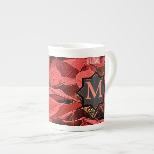 Taza De Porcelana Poinsettia (Derecha)