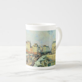 Taza De Porcelana Pont Neuf, Tarde, Sunlight Camille Pissarro