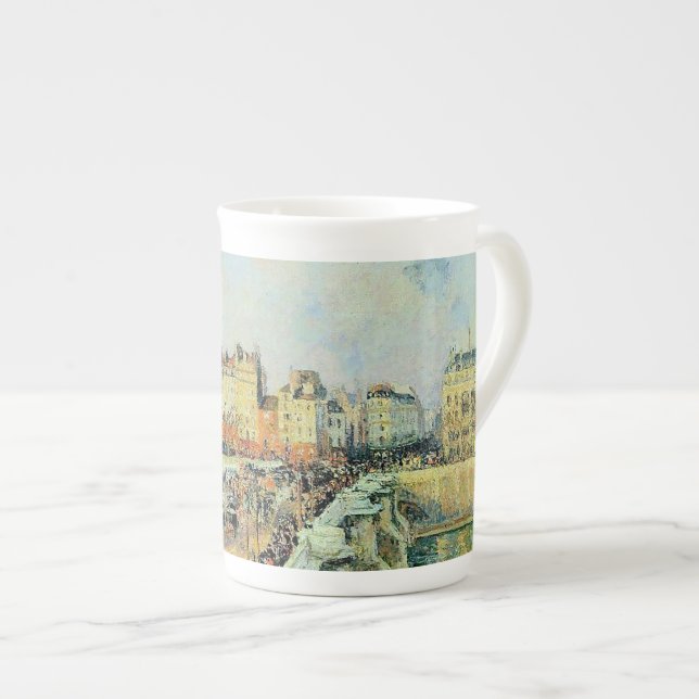Taza De Porcelana Pont Neuf, Tarde, Sunlight Camille Pissarro (Derecha)