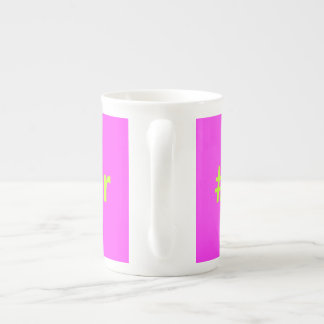 TAZA DE PORCELANA POWER CHICA DE HASHTAG