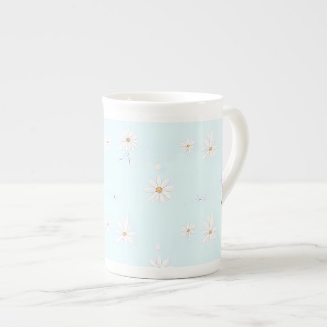 Taza De Porcelana Prado Soñador de Menta (Derecha)