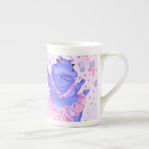 Taza De Porcelana Prima Ballerina Hippo - Feliz bailarina