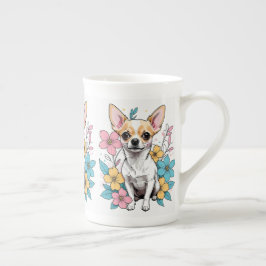 Taza De Porcelana Primavera Chihuahua
