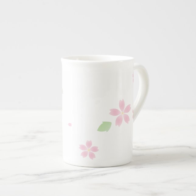 Taza De Porcelana Primavera elegante de Cherryblossom Sakura (Derecha)