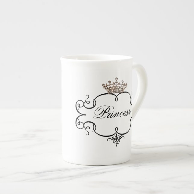 Taza De Porcelana "Princesa" (Derecha)