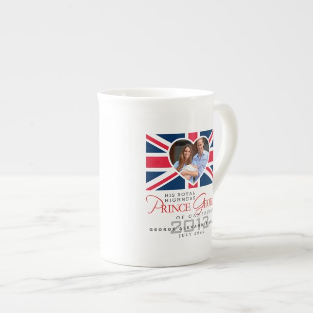 Taza De Porcelana Príncipe George - celebración real (Derecha)