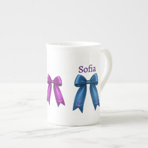 Taza De Porcelana ¡Proa náutica coqueta!