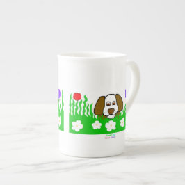 Taza De Porcelana Pup N Play Bone China Mug