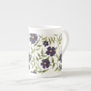 Taza De Porcelana Púrpura de parra
