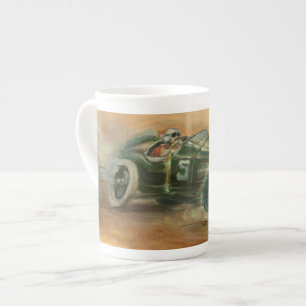Taza De Porcelana Racecar del Gran Premio de Francia por Ethan Harpe