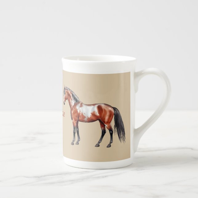 Taza De Porcelana Rain Spirit - Pferd, stehend -  (Derecha)