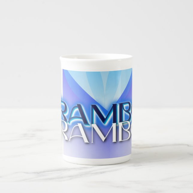 TAZA DE PORCELANA RAMBO (Frente)