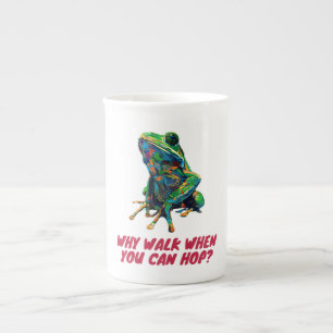 Taza De Porcelana Rana