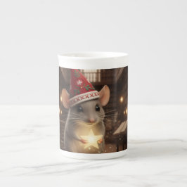 Taza De Porcelana Ratón mágico de hongos de China