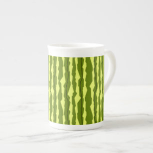 Taza De Porcelana Raya de Sandía