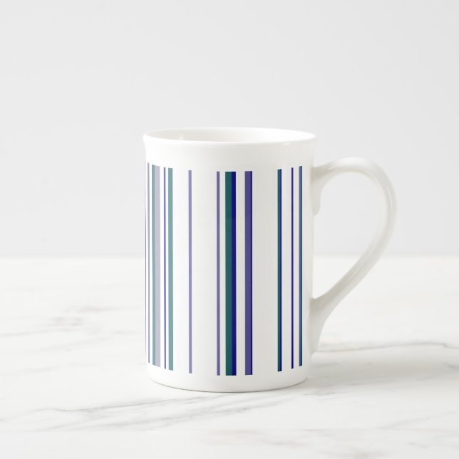 Taza De Porcelana Rayas modernas de moda (Derecha)