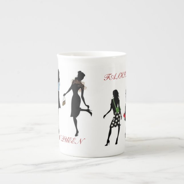TAZA DE PORCELANA RECOPILACIÓN DE REINAS COMERCIALES (Frente)