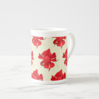 Taza De Porcelana Red Roses,
