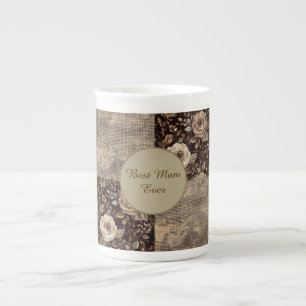 Taza De Porcelana Regalo para mamá, Vintage, Mejor mamá del mundo, R