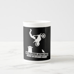 Taza De Porcelana Regalo para motocicletas de suciedad deportiva