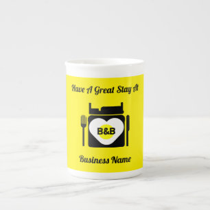 Taza De Porcelana Regalos De Alojamiento Y Desayuno Y Café De Promoc