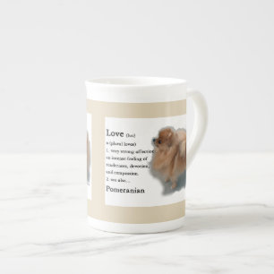 Taza De Porcelana Regalos de amantes de Pomerania