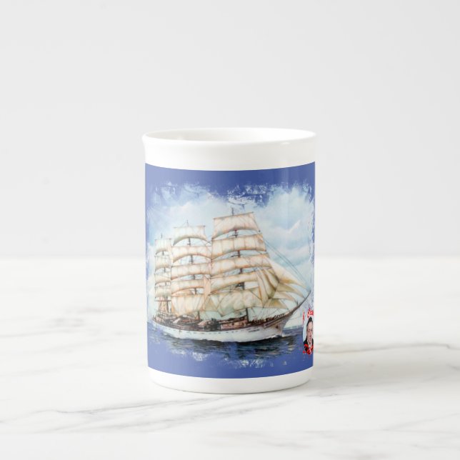 Taza De Porcelana Regata Cutty Sark (Frente)