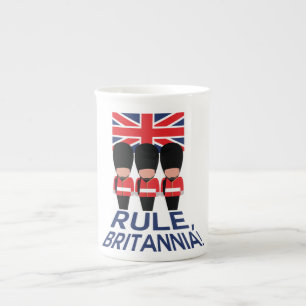 Taza De Porcelana Regla Britannia