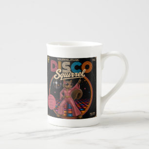 Taza De Porcelana Reina de la Ardilla Disco